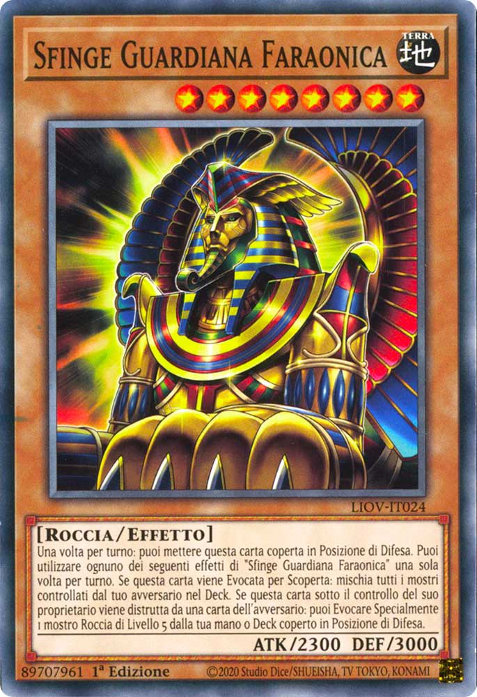 LIOV-IT024 Sfinge Guardiana Faraonica comune 1a Edizione (IT) -NEAR MINT-