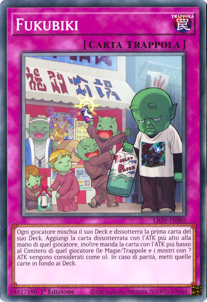 LIOV-IT080 Fukubiki comune 1a Edizione (IT) -NEAR MINT-