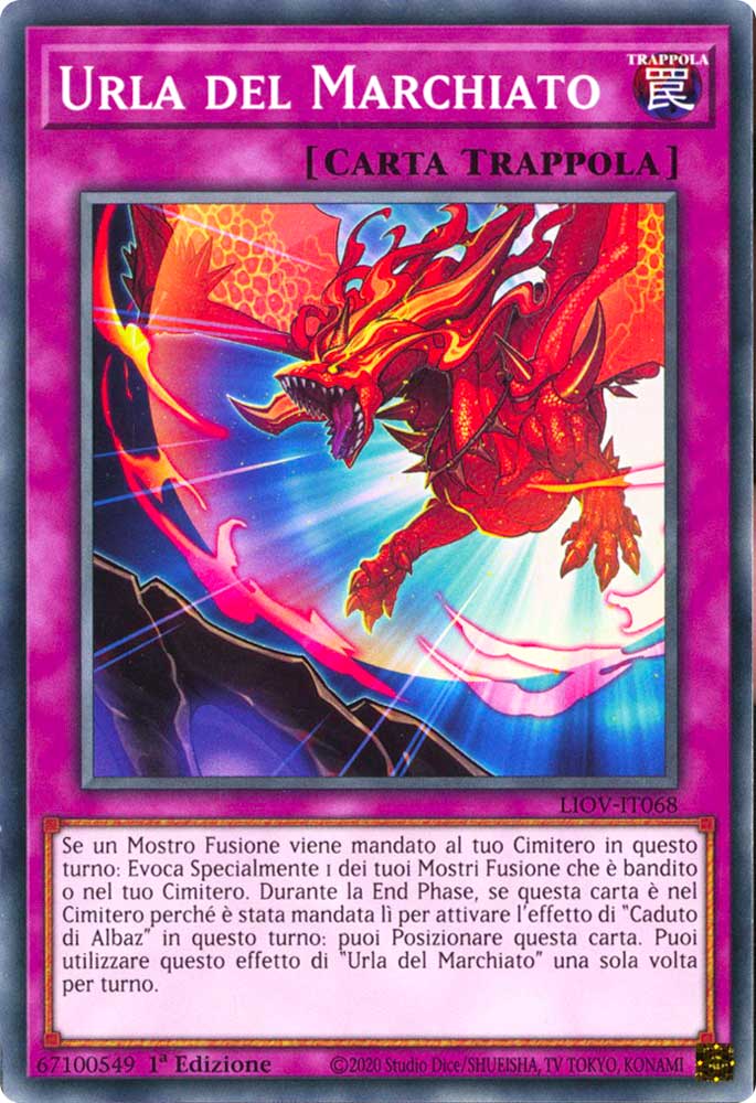 LIOV-IT068 Urla del Marchiato comune 1a Edizione (IT) -NEAR MINT-