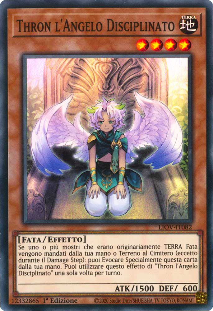 LIOV-IT082 Thron l'Angelo Disciplinato super rara 1a Edizione (IT) -NEAR MINT-