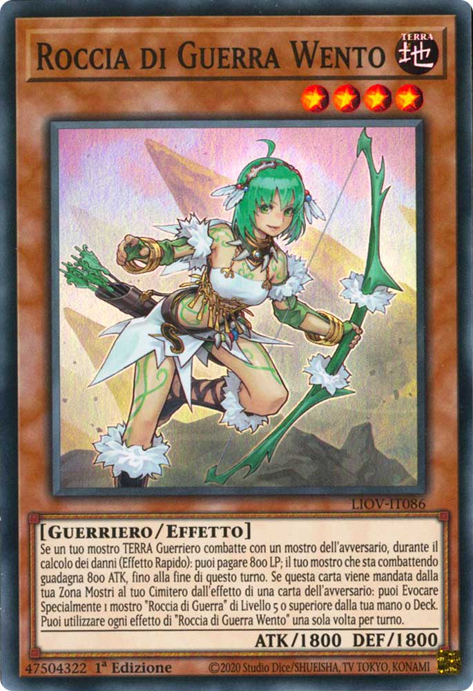 LIOV-IT086 Roccia di Guerra Wento super rara 1a Edizione (IT) -NEAR MINT-