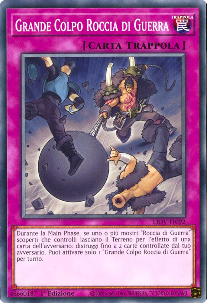 LIOV-IT092 Grande Colpo Roccia di Guerra comune 1a Edizione (IT) -NEAR MINT-