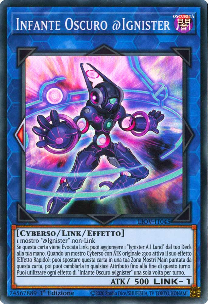 LIOV-IT045 Infante Oscuro @Ignister super rara 1a Edizione (IT) -NEAR MINT-