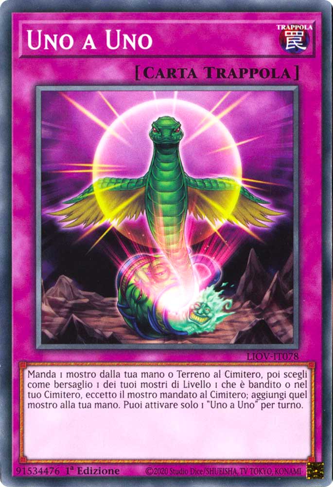 LIOV-IT078 Uno a Uno comune 1a Edizione (IT) -NEAR MINT-
