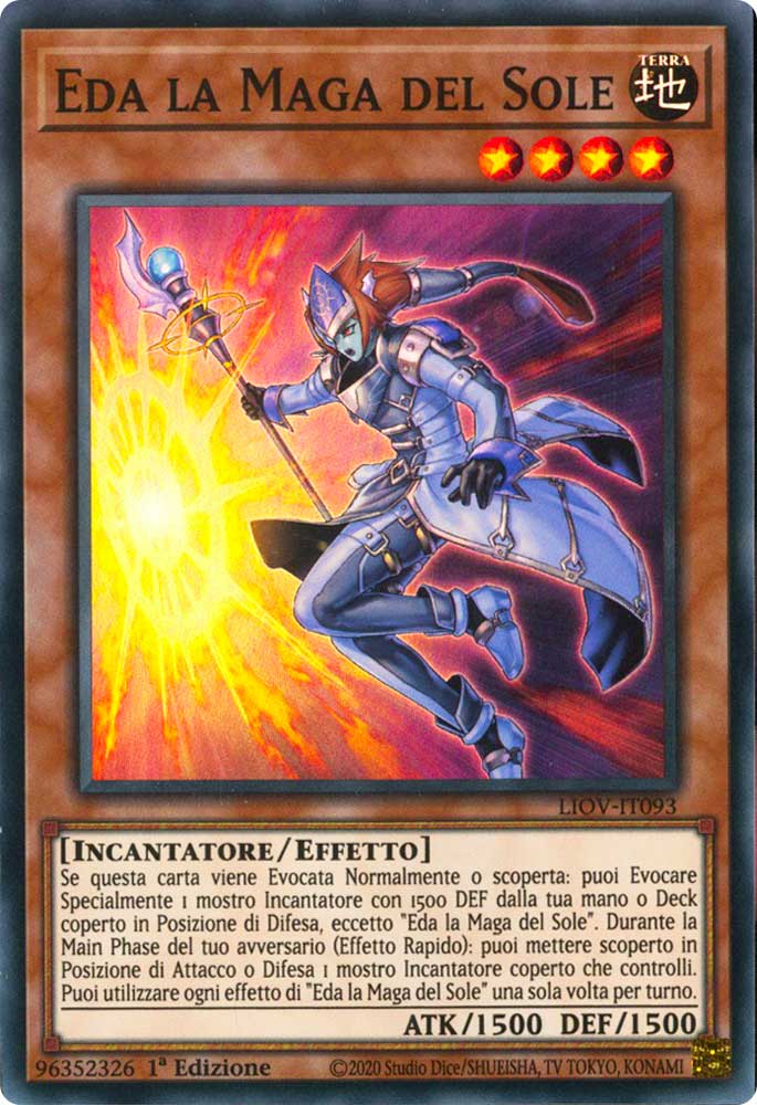LIOV-IT093 Eda la Maga del Sole super rara 1a Edizione (IT) -NEAR MINT-
