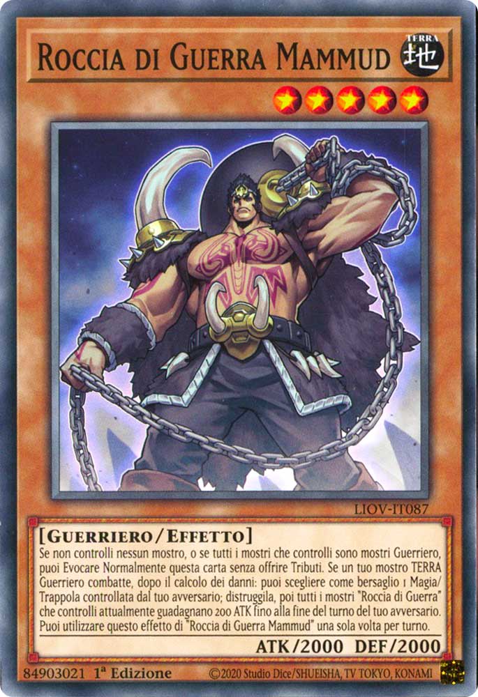 LIOV-IT087 Roccia di Guerra Mammud comune 1a Edizione (IT) -NEAR MINT-
