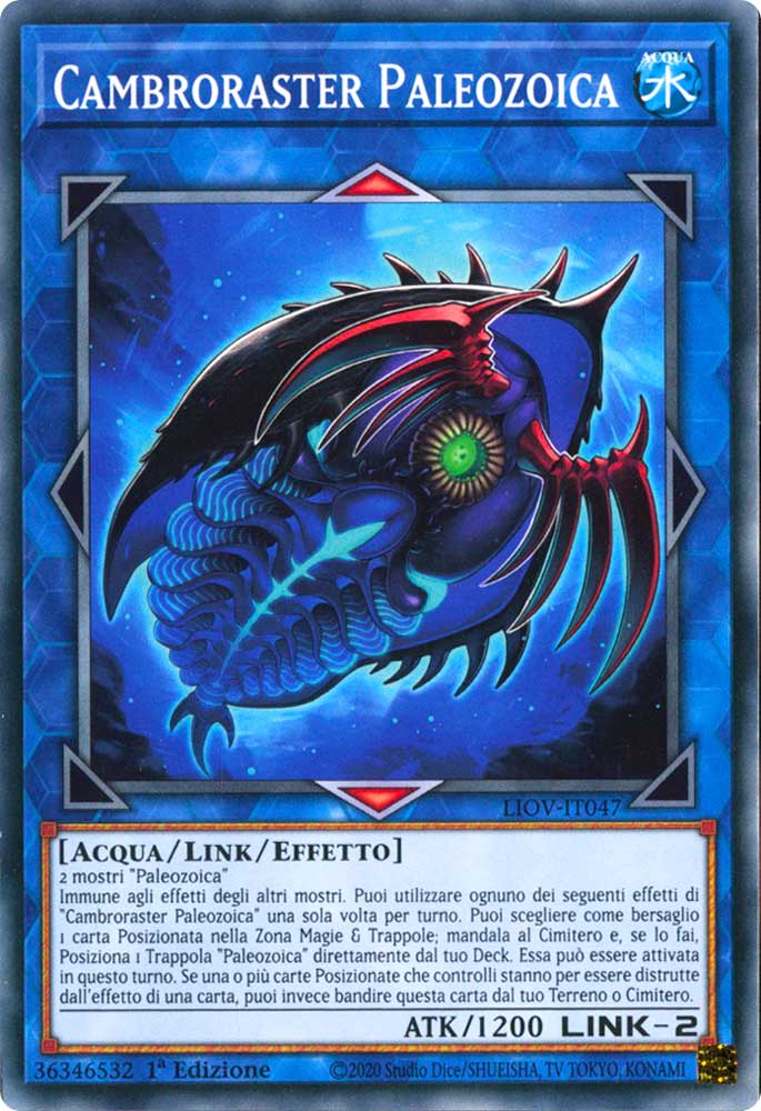 LIOV-IT047 Cambroraster Paleozoica comune 1a Edizione (IT) -NEAR MINT-