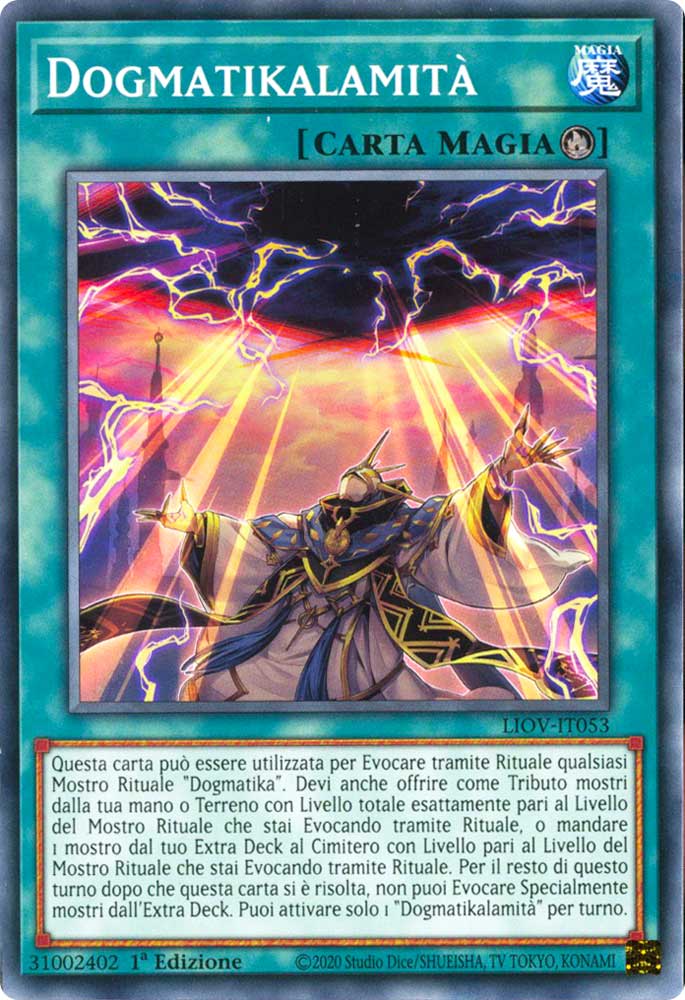 LIOV-IT053 Dogmatikalamita' comune 1a Edizione (IT) -NEAR MINT-