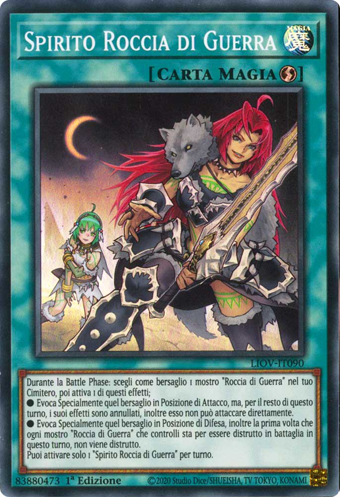 LIOV-IT090 Spirito Roccia di Guerra super rara 1a Edizione (IT) -NEAR MINT-
