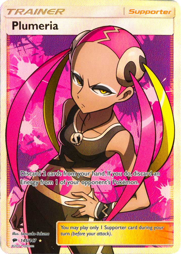 145 / 147 Plumeria ultra rara foil (EN) -NEAR MINT-