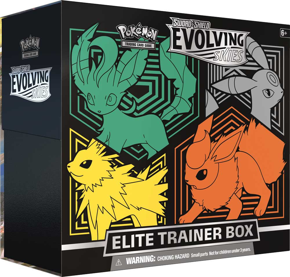 Sword and Shield Evolving Skies Elite Trainer Box Leafeon, Umbreon, Jolteon, Flareon (EN)
