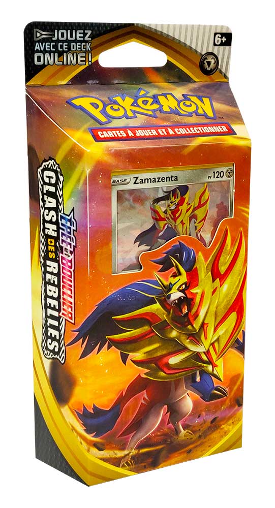 Epee et Bouclier Clash des Rebelles mazzo tematico Zamazenta (FR)