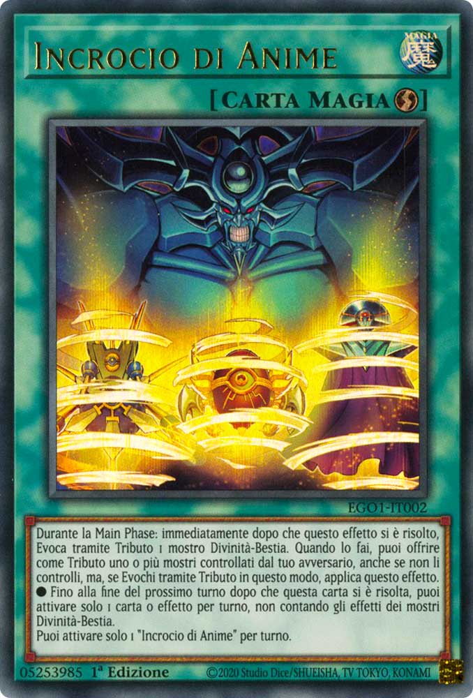 EGO1-IT002 Incrocio di Anime ultra rara 1a Edizione (IT) -NEAR MINT-