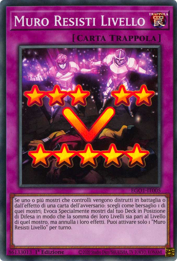 EGO1-IT005 Muro Resisti Livello super rara 1a Edizione (IT) -NEAR MINT-
