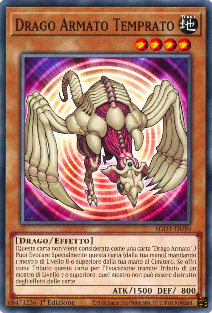 EGO1-IT010 Drago Armato Temprato comune 1a Edizione (IT) -NEAR MINT-