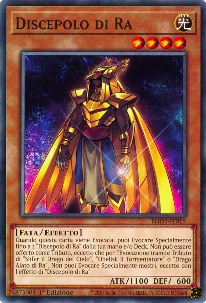 EGO1-IT015 Discepolo di Ra comune 1a Edizione (IT) -NEAR MINT-