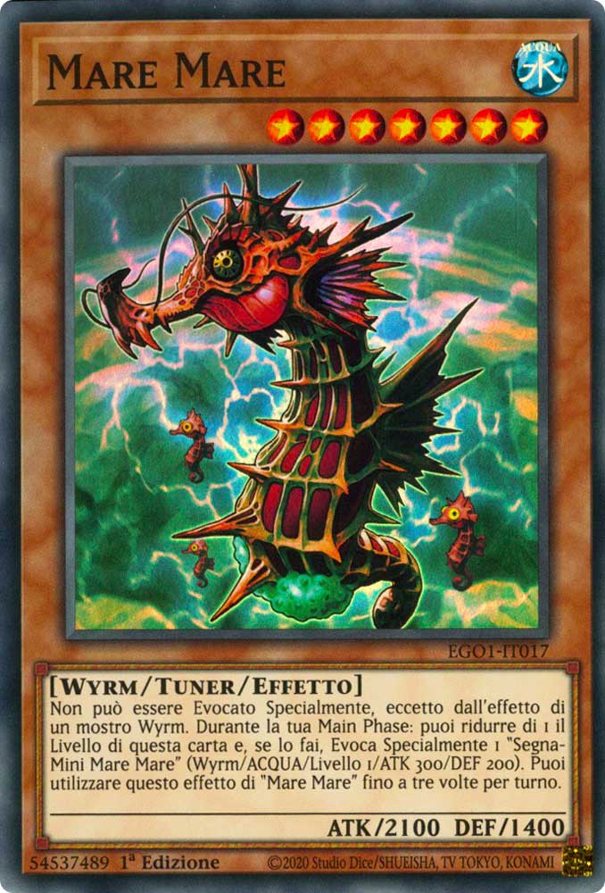 EGO1-IT017 Mare Mare super rara 1a Edizione (IT) -NEAR MINT-