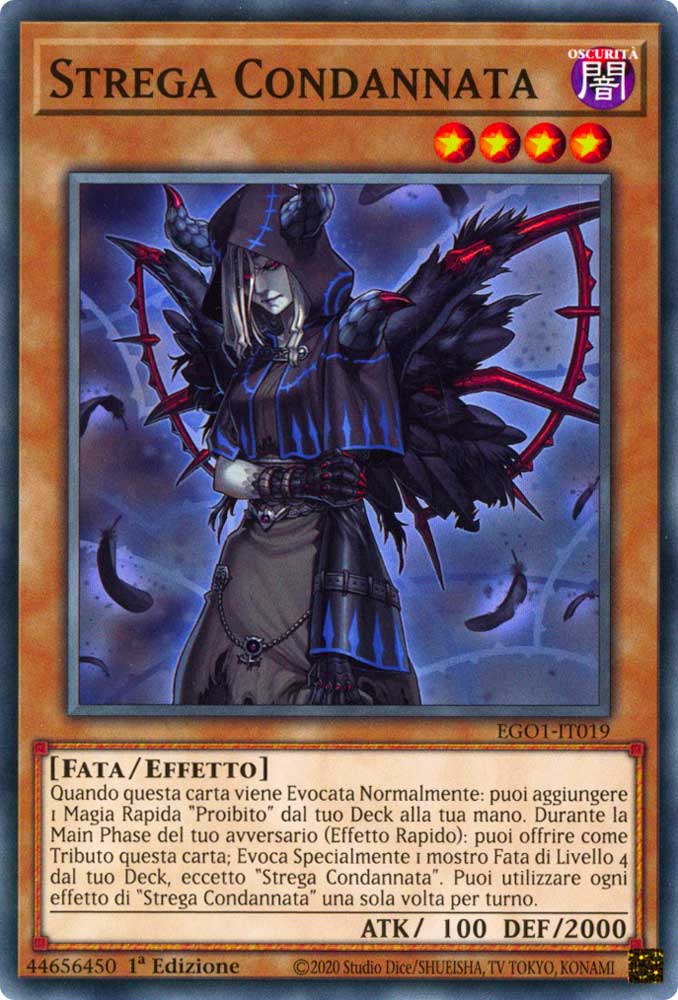 EGO1-IT019 Strega Condannata comune 1a Edizione (IT) -NEAR MINT-