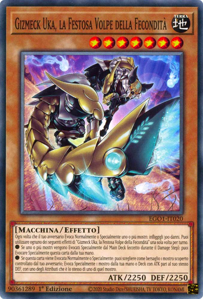 EGO1-IT020 Gizmek Uka, la Festosa Volpe della Fecondita' comune 1a Edizione (IT) -NEAR MINT-