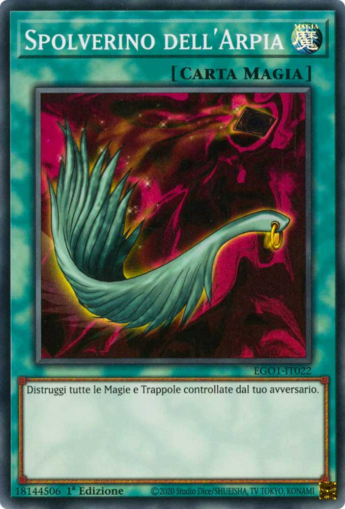 EGO1-IT022 Spolverino dell'Arpia super rara 1a Edizione (IT) -NEAR MINT-
