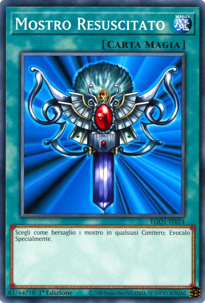 EGO1-IT024 Mostro Resuscitato comune 1a Edizione (IT) -NEAR MINT-