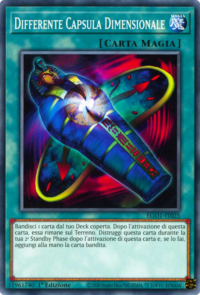 EGO1-IT025 Differente Capsula Dimensionale comune 1a Edizione (IT) -NEAR MINT-