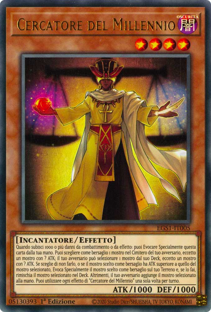 EGS1-IT005 Cercatore del Millennio ultra rara 1a Edizione (IT) -NEAR MINT-