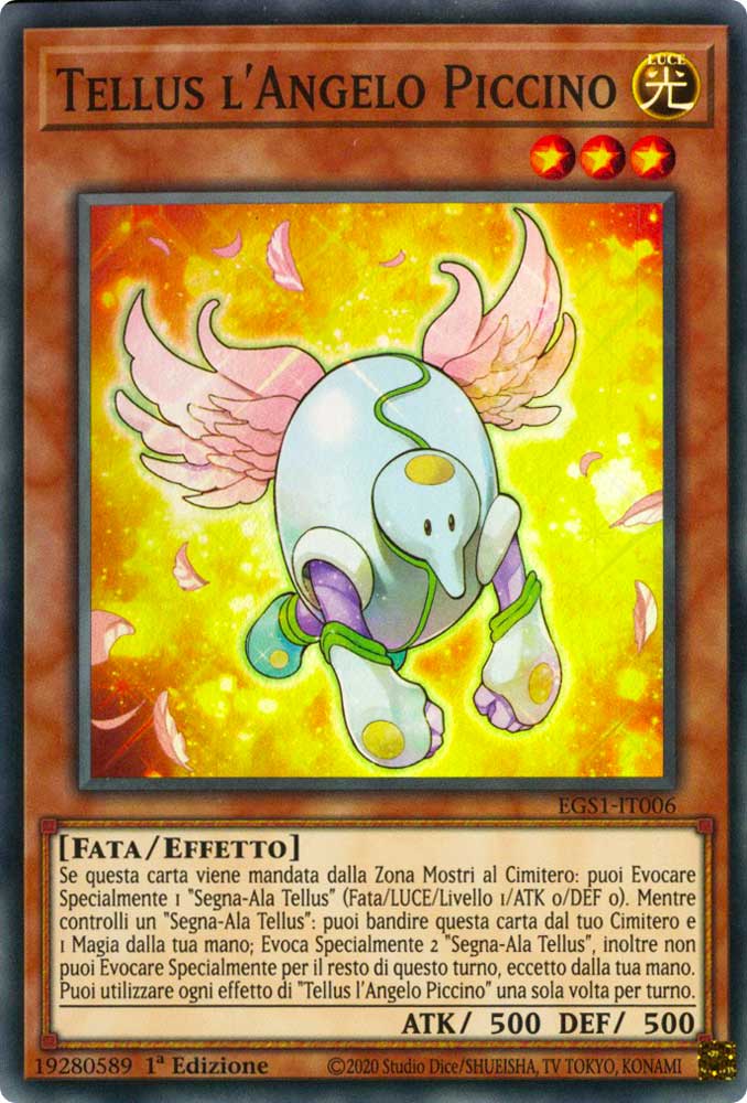 EGS1-IT006 Tellus l'Angelo Piccino super rara 1a Edizione (IT) -NEAR MINT-