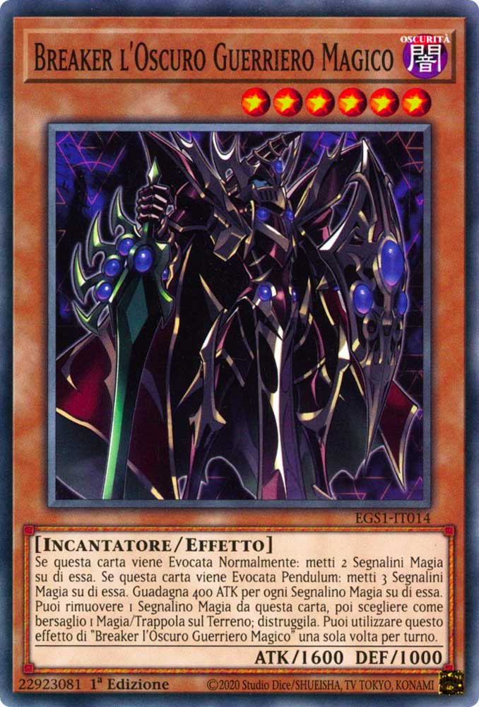 EGS1-IT014 Breaker l'Oscuro Guerriero Magico comune 1a Edizione (IT) -NEAR MINT-