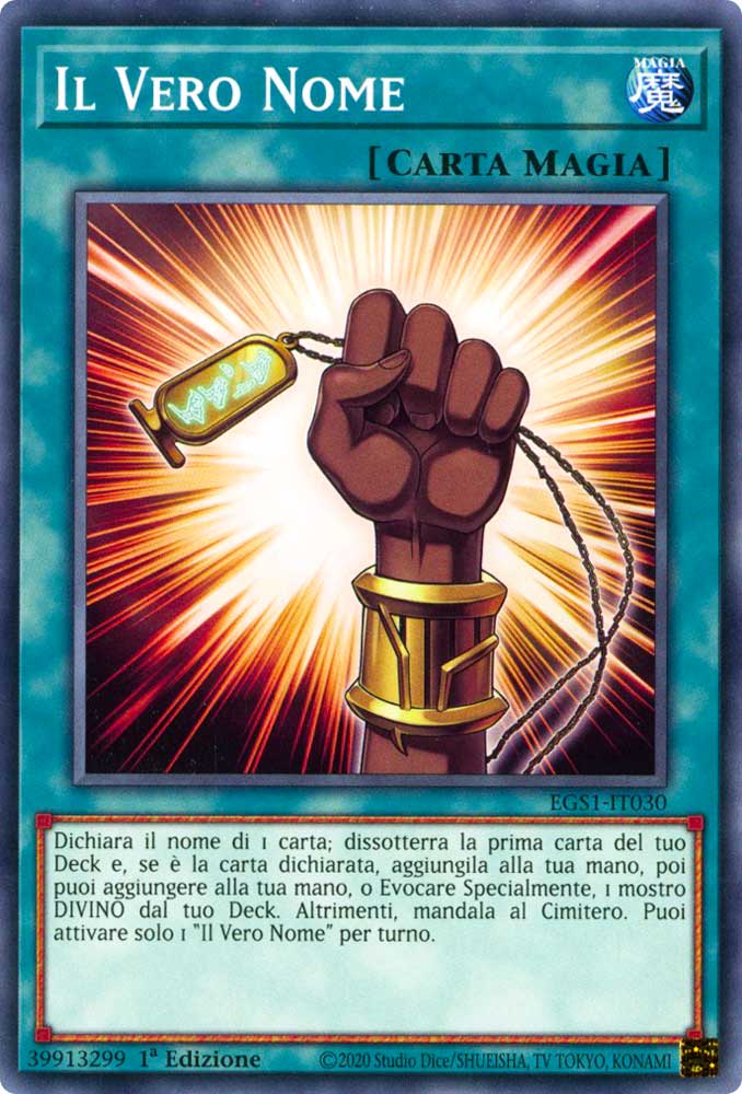 EGS1-IT030 Il Vero Nome comune 1a Edizione (IT) -NEAR MINT-