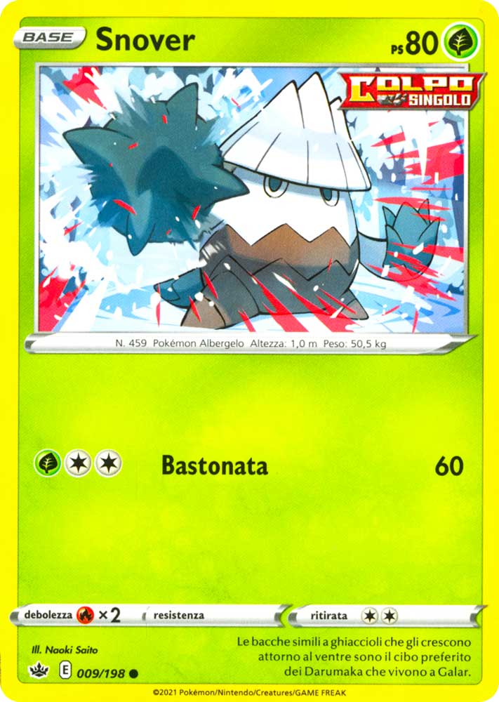 009 / 198 Snover Comune normale (IT) -NEAR MINT-