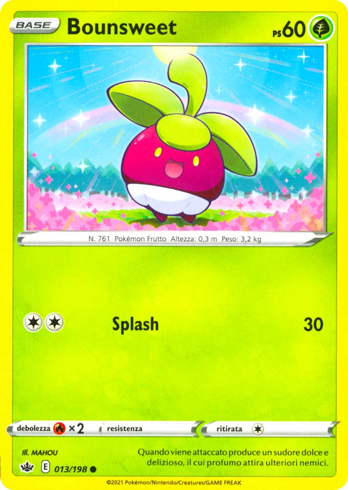 013 / 198 Bounsweet Comune normale (IT) -NEAR MINT-