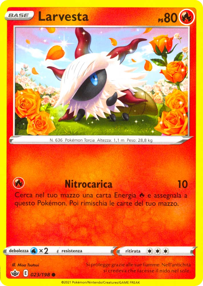 023 / 198 Larvesta Comune normale (IT) -NEAR MINT-