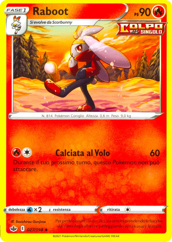 027 / 198 Raboot Non Comune normale (IT) -NEAR MINT-