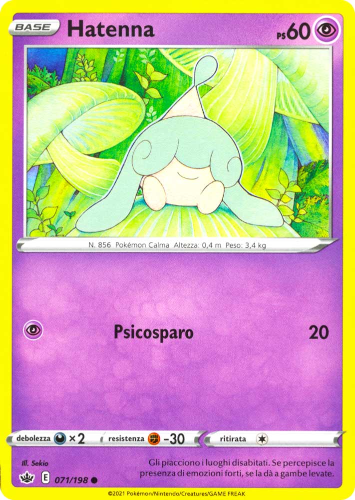 071 / 198 Hatenna Comune normale (IT) -NEAR MINT-