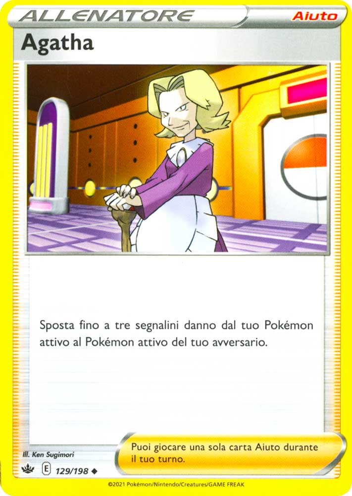 129 / 198 Agatha Non Comune normale (IT) -NEAR MINT-