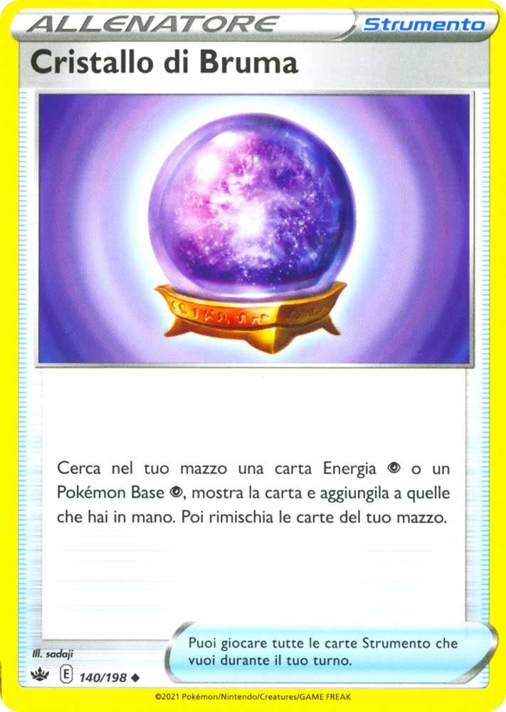 140 / 198 Cristallo di Bruma Non Comune normale (IT) -NEAR MINT-