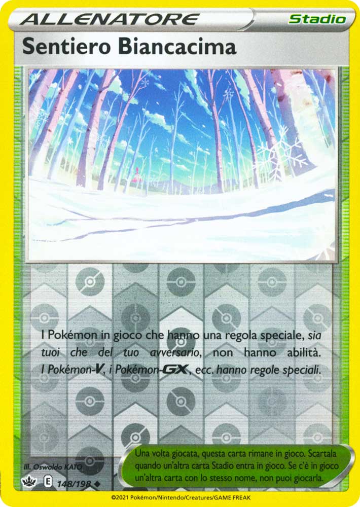 148 / 198 Sentiero Biancacima Non Comune Reverse foil (IT) -NEAR MINT-