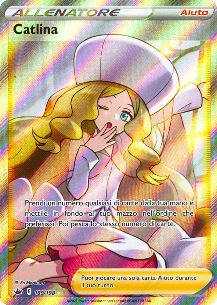189 / 198 Catlina Ultra Rara Full Art foil (IT) -NEAR MINT-