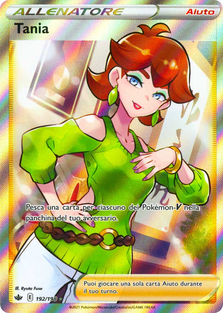 192 / 198 Tania Ultra Rara Full Art foil (IT) -NEAR MINT-