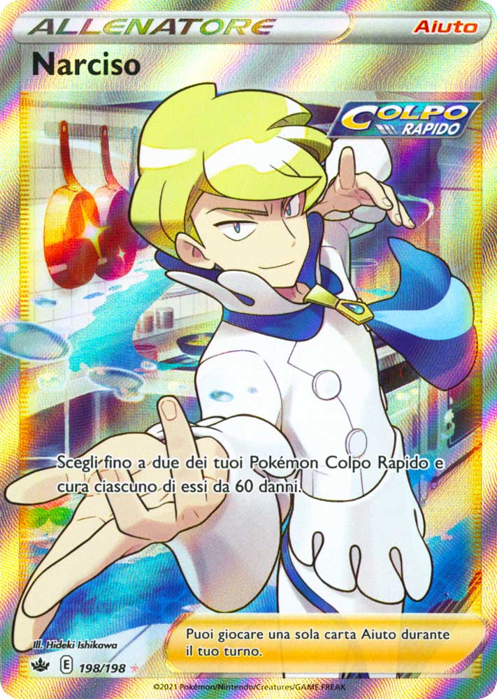 198 / 198 Narciso Ultra Rara Full Art foil (IT) -NEAR MINT-