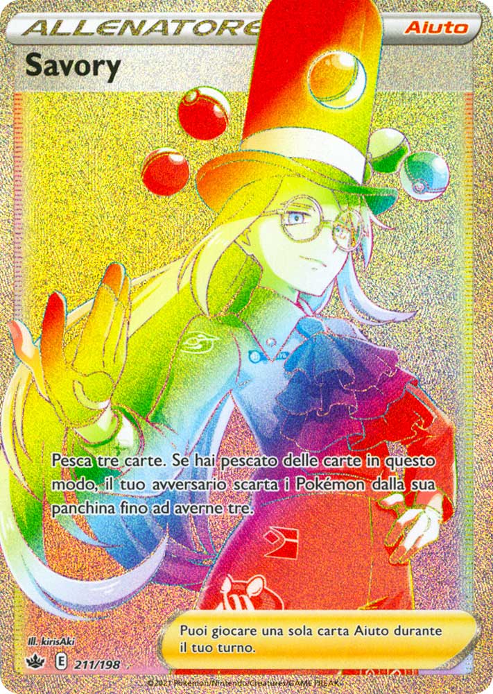 211 / 198 Savory Rara Segreta Rainbow foil (IT) -NEAR MINT-