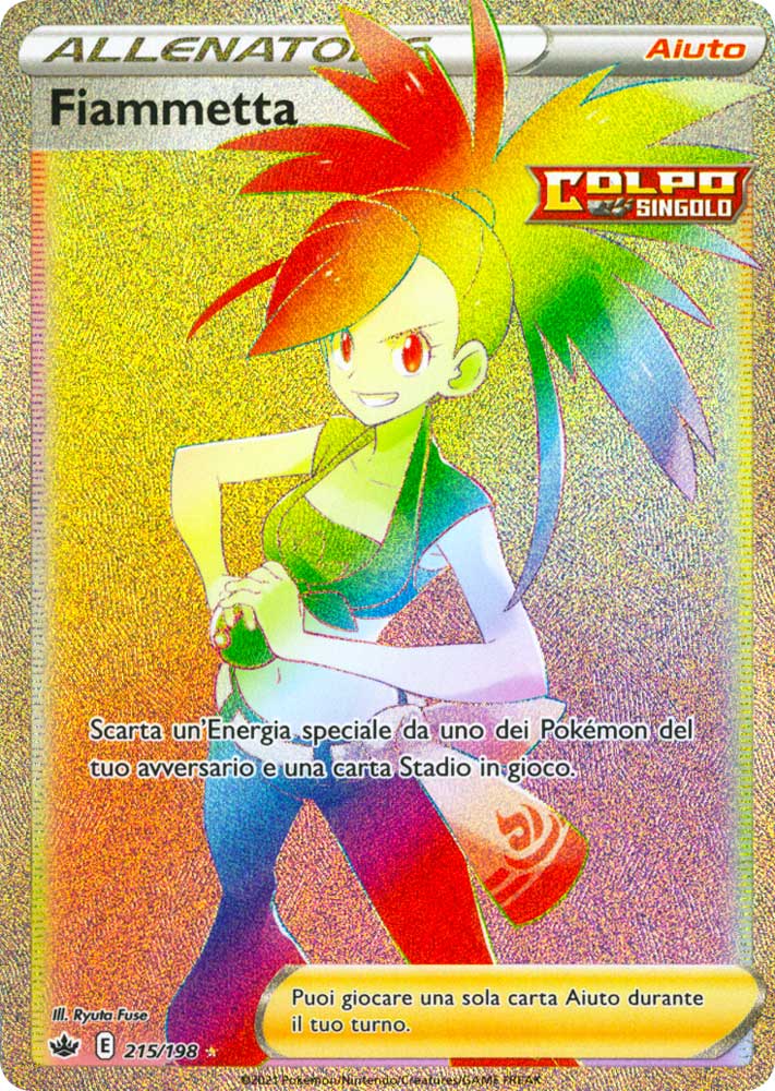 215 / 198 Fiammetta Rara Segreta Rainbow foil (IT) -NEAR MINT-