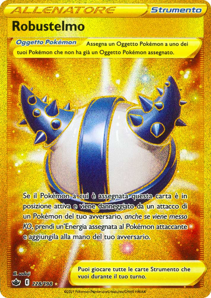 228 / 198 Robustelmo Rara Segreta Gold foil (IT) -NEAR MINT-