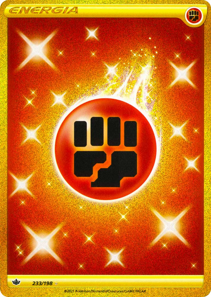 233 / 198 Energia Lotta Rara Segreta Gold foil (IT) -NEAR MINT-