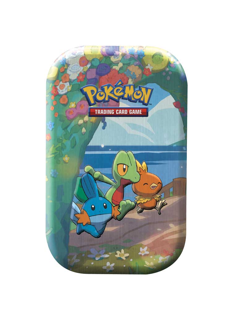 Celebrations Mini Tin da Collezione Hoenn Starter: Treecko, Torchic e Mudkip (EN)