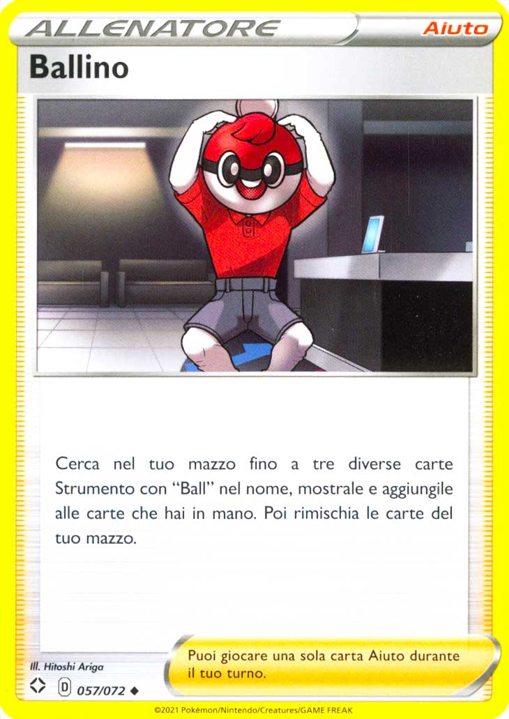 57 / 72 Ballino Non Comune normale (IT) -NEAR MINT-