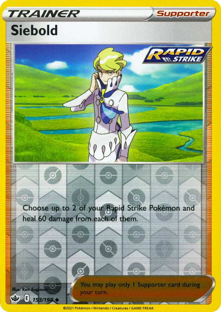 153 / 198 Siebold Non Comune Reverse foil (EN) -NEAR MINT-