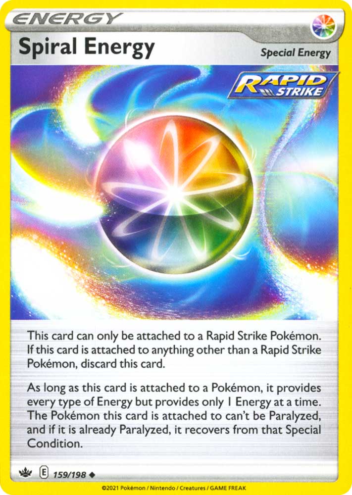 159 / 198 Spiral Energy Non Comune normale (EN) -NEAR MINT-