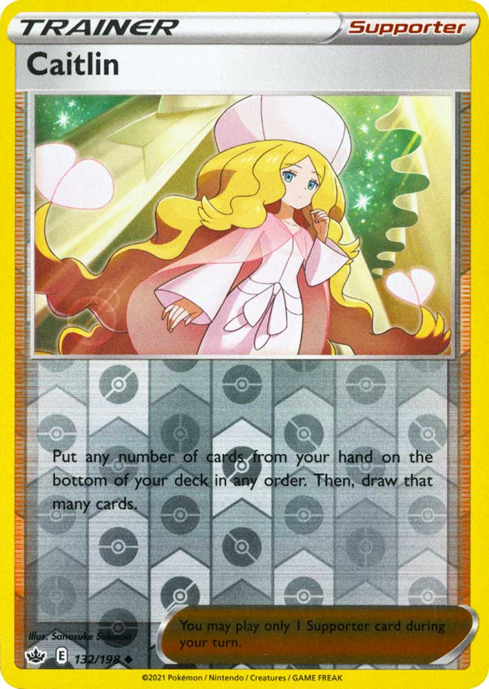 132 / 198 Caitlin Non Comune Reverse foil (EN) -NEAR MINT-